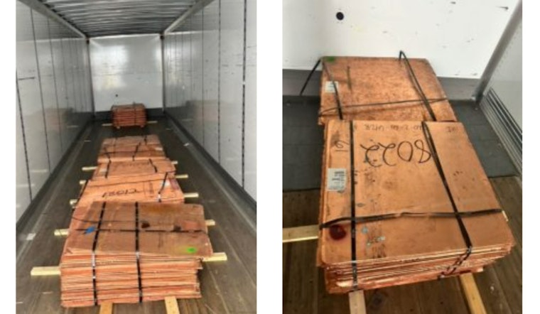 Suspected Cargo Thieves Caught with $175K in Copper in Los Angeles, Charges Pending