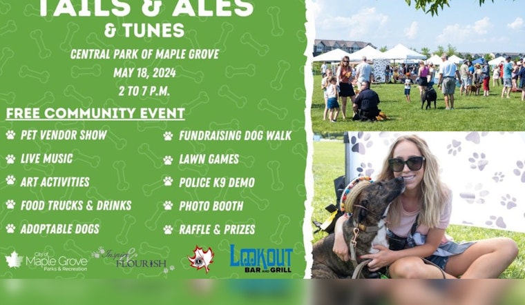Tails & Ales Offers Paws and Pints at Central Park in Maple Grove on May 18