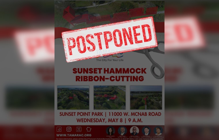 Tamarac Postpones Ribbon-Cutting for Artist’s Everglades Tribute, Sunset Hammock