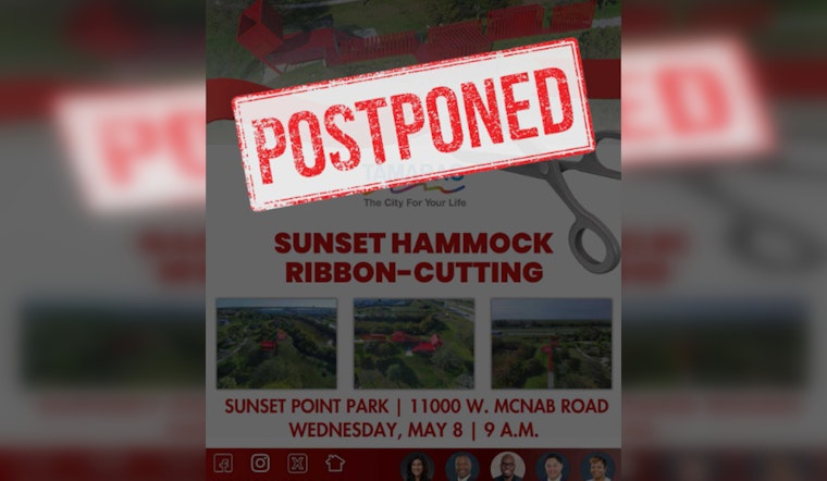 Tamarac Postpones Ribbon-Cutting for Artist’s Everglades Tribute, Sunset Hammock