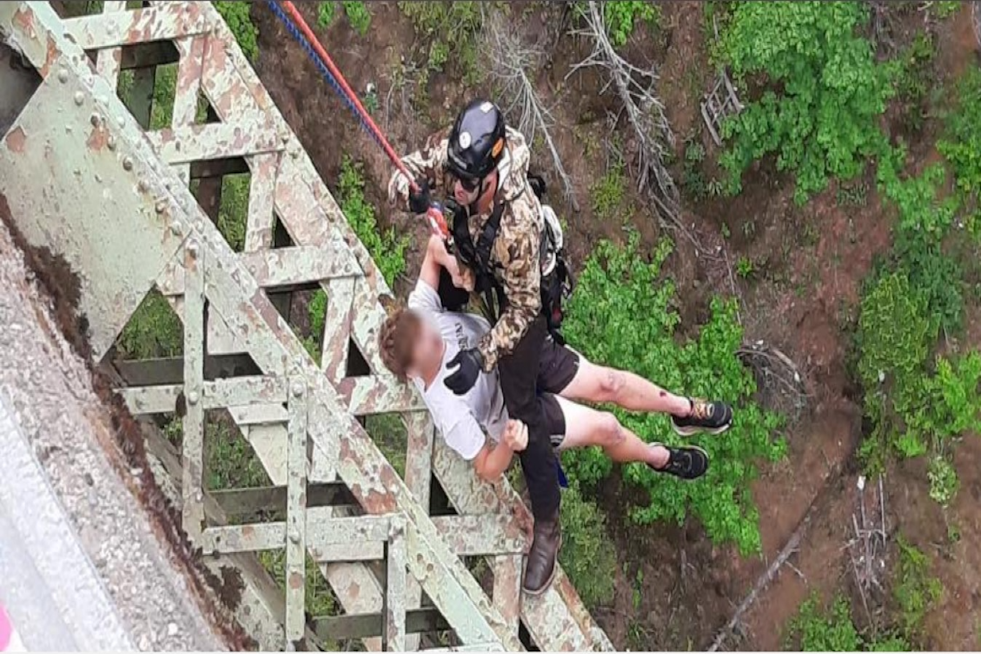 Teen Miraculously Survives 400-Foot Fall Near Mason County's High Steel Bridge, Prompting Safety Pleas