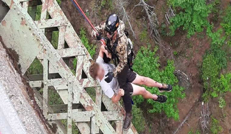 Teen Miraculously Survives 400-Foot Fall Near Mason County's High Steel Bridge, Prompting Safety Pleas