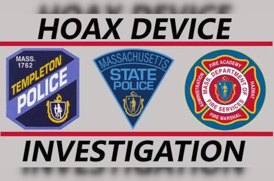 Templeton and Massachusetts State Police Investigate Hoax Bomb Device on Route 202 Bridge