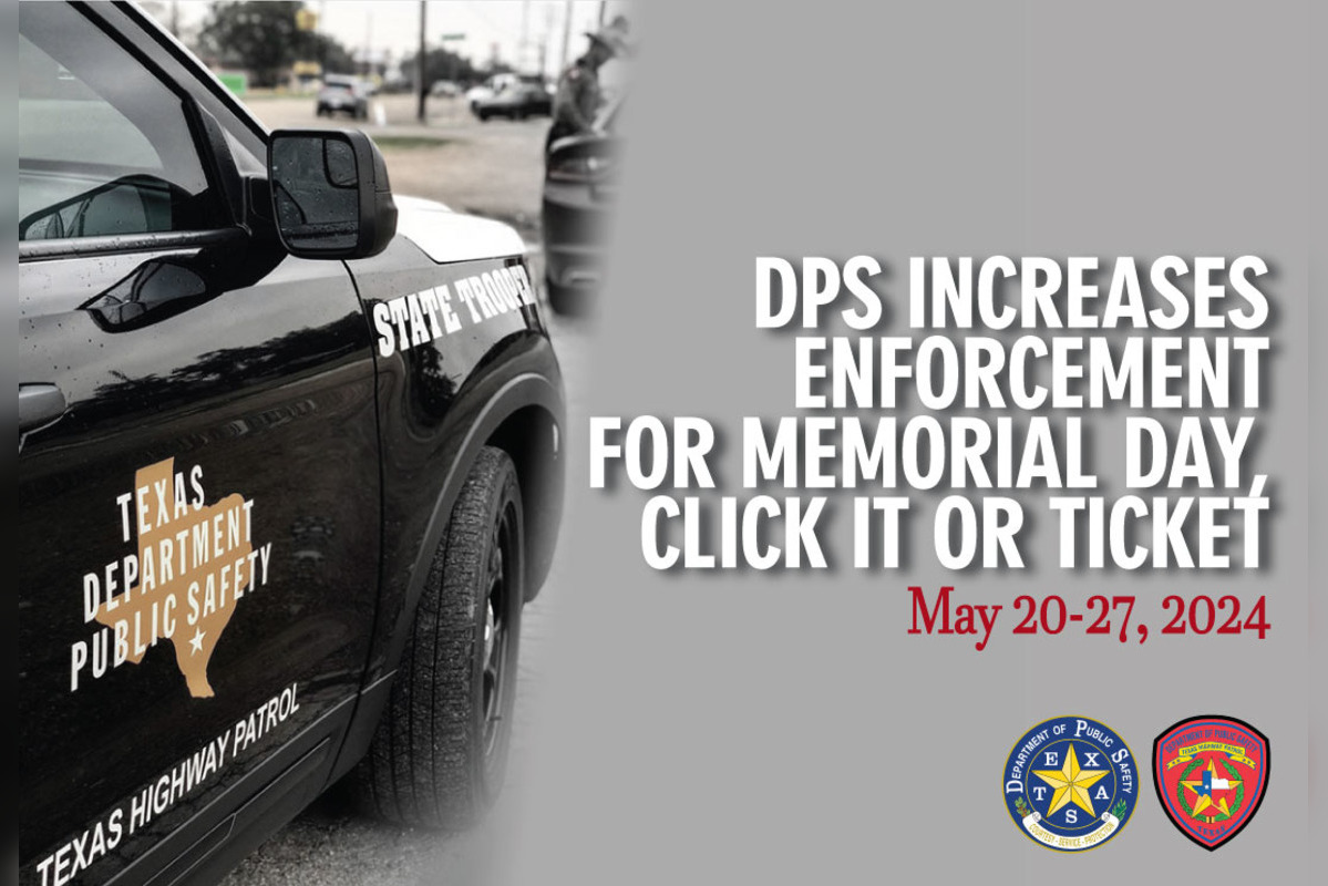 Texas DPS Launches Memorial Day Traffic Campaign to Enhance Road