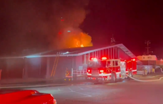 Three-Alarm Blaze Ravages Castro Valley's Lake Chabat Public Market, No Injuries Reported