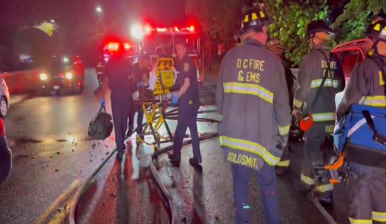 Three Injured in Multi-Vehicle Crash on Rock Creek Parkway in Washington D.C.