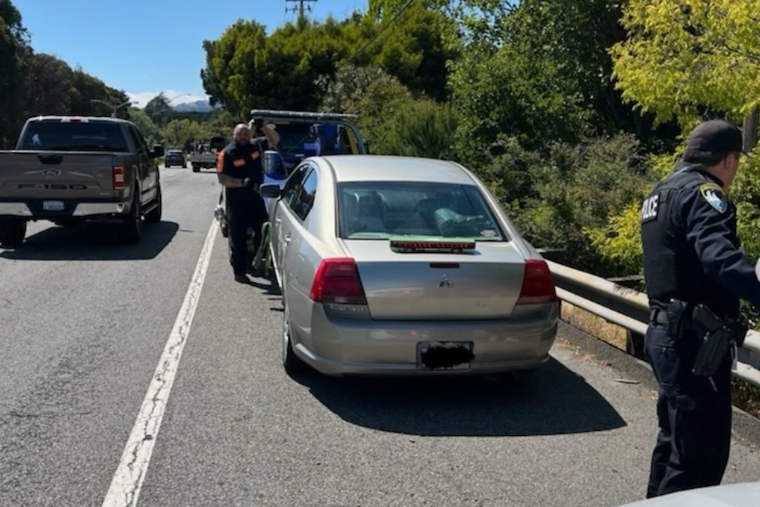 Tiburon Traffic Stop Uncovers Homemade Key, Unlicensed Driver Taken into Custody