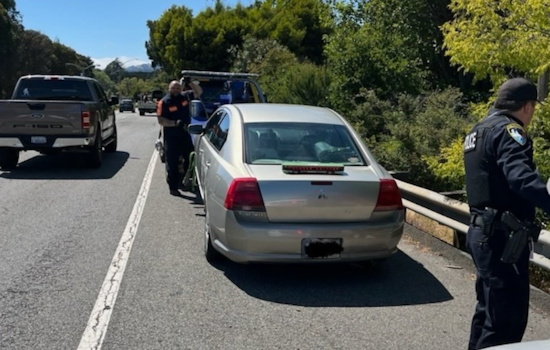 Tiburon Traffic Stop Uncovers Homemade Key, Unlicensed Driver Taken into Custody