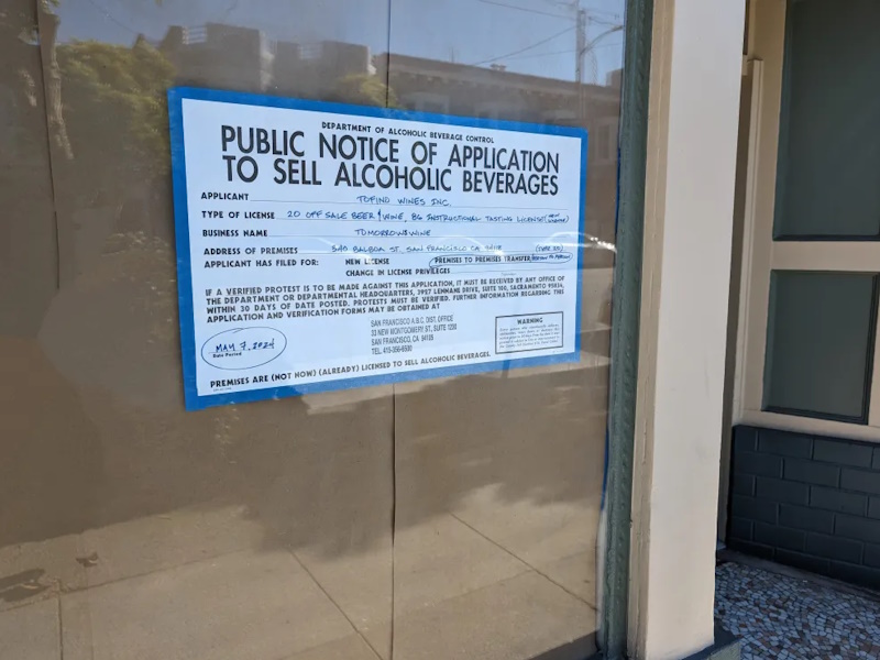Tofino Winebar Reborn as Tomorrow's Wine SF, Inner Richmond Digital Wine Store