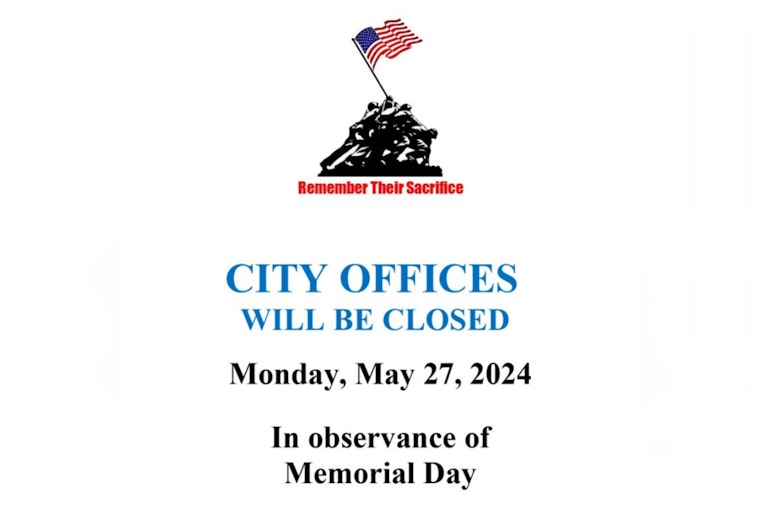 Tombstone City Offices to Close for Memorial Day, Pool Opens Following Day