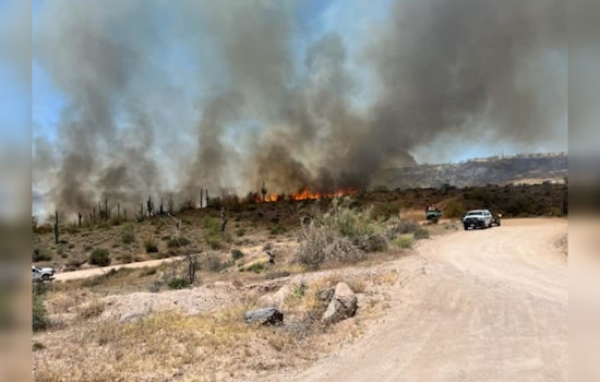 Tonto National Forest Firefighters Wrestle With 240-Acre Sugar Fire Near Fountain Hills