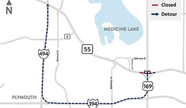 Twin Cities Alert Major Closure on Westbound Highway 55 Begins May 28
