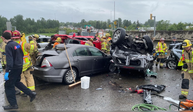 Two Critically Injured in Seven-Car Pileup on I-5 in Tualatin, Oregon State Police Investigating