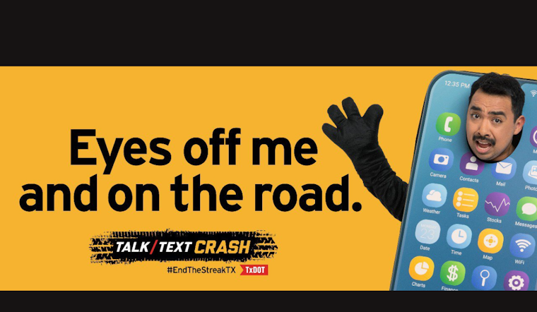 TxDOT Reignites '#TalkTextCrash' Campaign as Distracted Driving Menaces Texas Roads