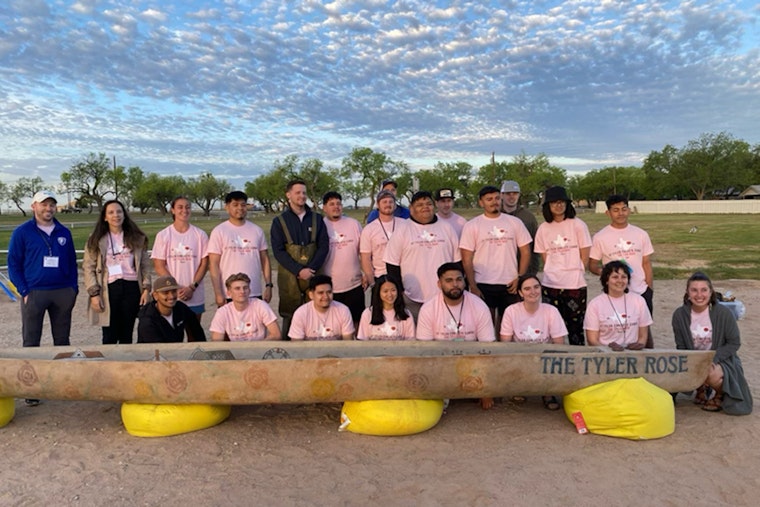 Tyler Student Chris McMillan Leads UT Team to Historic Finish in National Concrete Canoe Competition