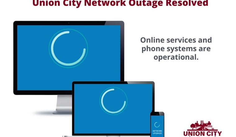 Union City Network Outage Resolved, Online Payment System Back in Action