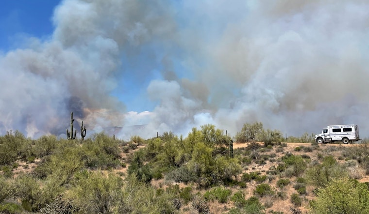 Unyielding Winds Fan Wildcat Fire to Over 13,000 Acres in Tonto National Forest, Zero Containment Achieved as Evacuations Ensue