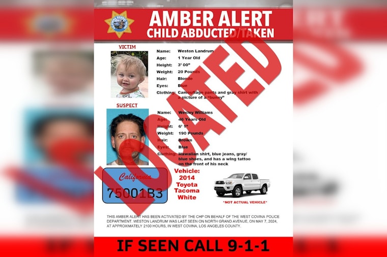 Update Missing 1 Year Old Found Safe In West Covina Father Arrested