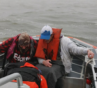 U.S. Coast Guard and Bay County Officials Heroically Save Fishermen from Sinking Vessel in Saginaw Bay