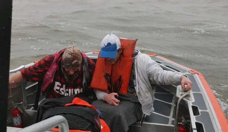 U.S. Coast Guard and Bay County Officials Heroically Save Fishermen from Sinking Vessel in Saginaw Bay