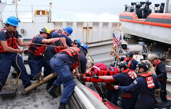 U.S. Coast Guard Cutter Munro Successfully Medevacs Injured Fisherman off Coast of Peru