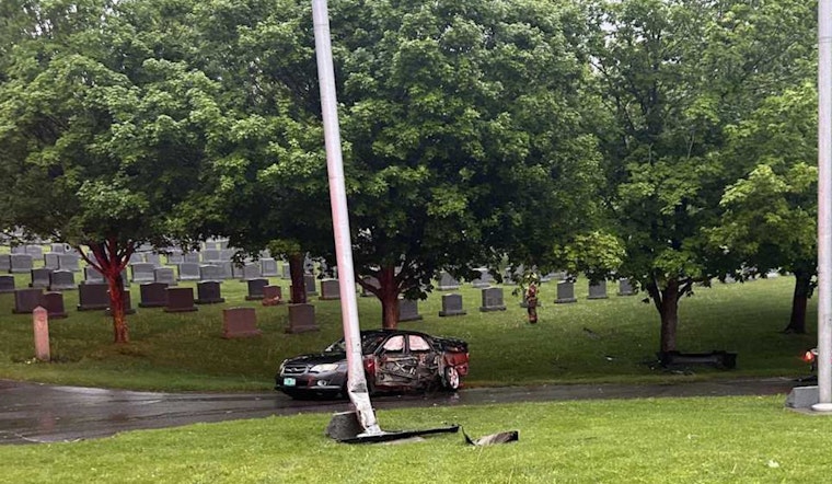 Vermont Man Charged with DUI After Crashing into Flagpole at Veterans Cemetery on Memorial Day