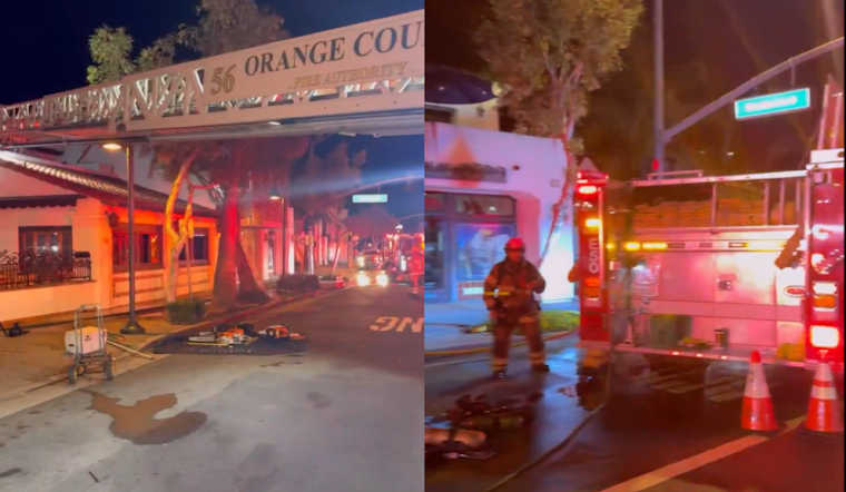 VIDEO: Over 50 Firefighters Respond to Restaurant Blaze in San Clemente, No Injuries Reported