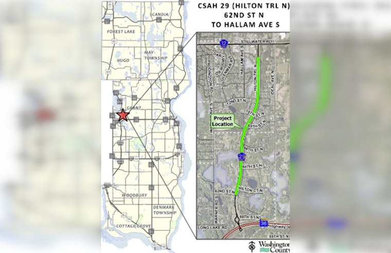 Washington County to Start Pavement Project on County Highway 29, Anticipate Delays