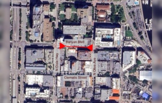 West Palm Beach Gears Up For Major Banyan Boulevard Renovations, Traffic Delays Expected