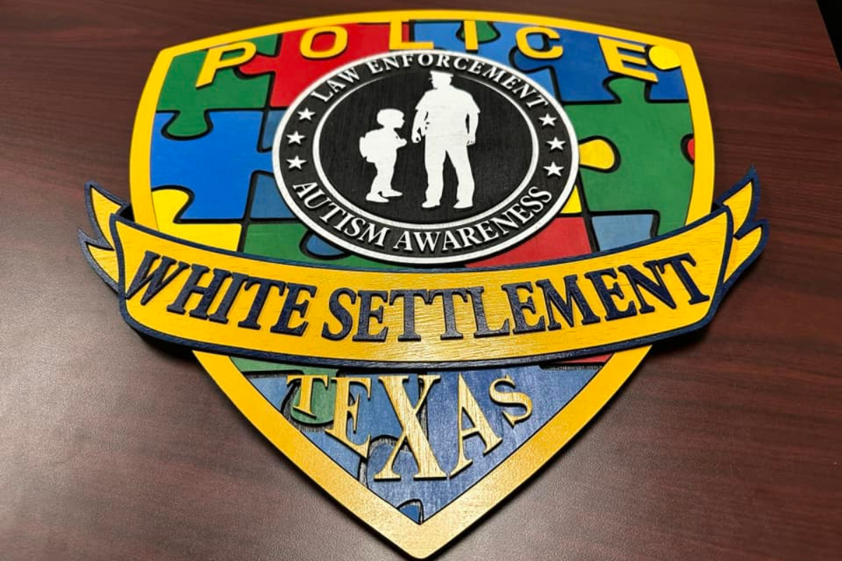 White Settlement Police Department Honors Autism Awareness With Custom