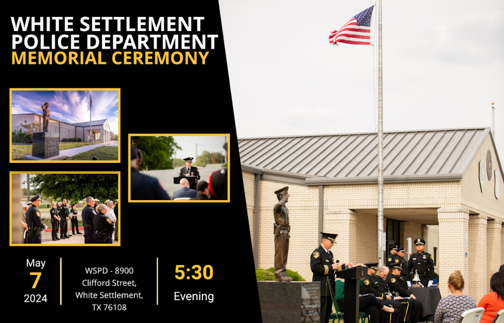 White Settlement Police Department to Honor Fallen Heroes in Annual Memorial Ceremony