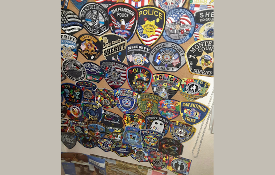 White Settlement Police Warm Hearts with Kind Gesture to Autistic Man's Patch Collection