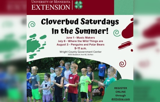 Wright County 4-H Invites Youngsters to Summer Cloverbud Saturdays for Fun and Learning