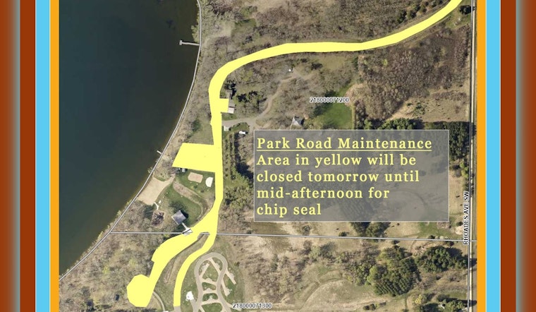Wright County Announces Park Road Upgrades, Advises Collinwood and Schroeder Park Visitors of Temporary Disruptions