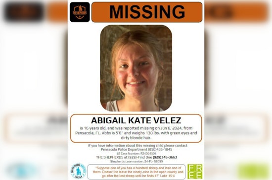 16-Year-Old Daughter of Tennessee Cop Vanishes in Pensacola, Cops Plead for Public's Help