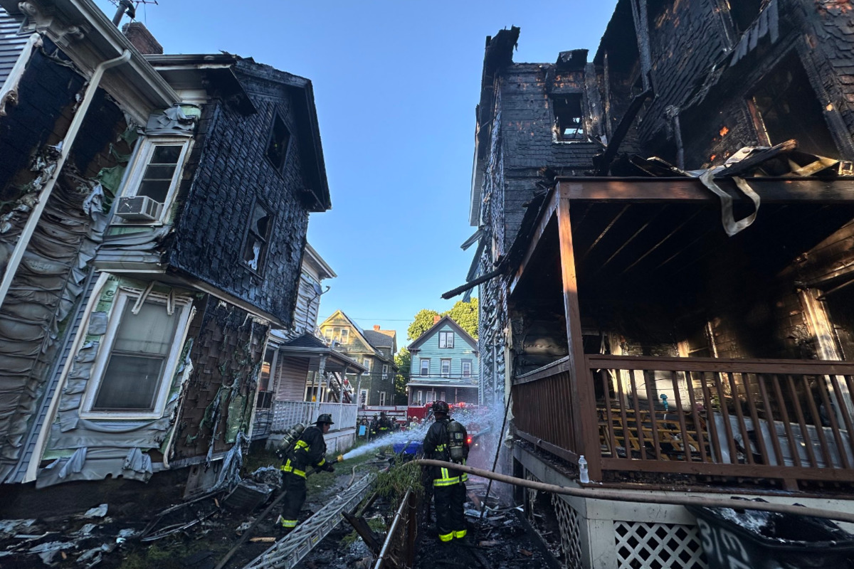 4-Alarm Fire Ravages Dorchester Homes, 19 Displaced and Firefighter