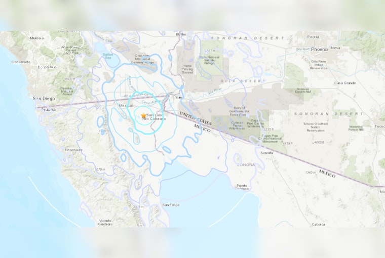 4.6 Magnitude Earthquake in Mexicali Felt in Southern Arizona Communities