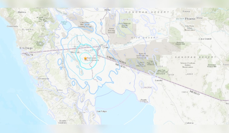 4.6 Magnitude Earthquake in Mexicali Felt in Southern Arizona Communities