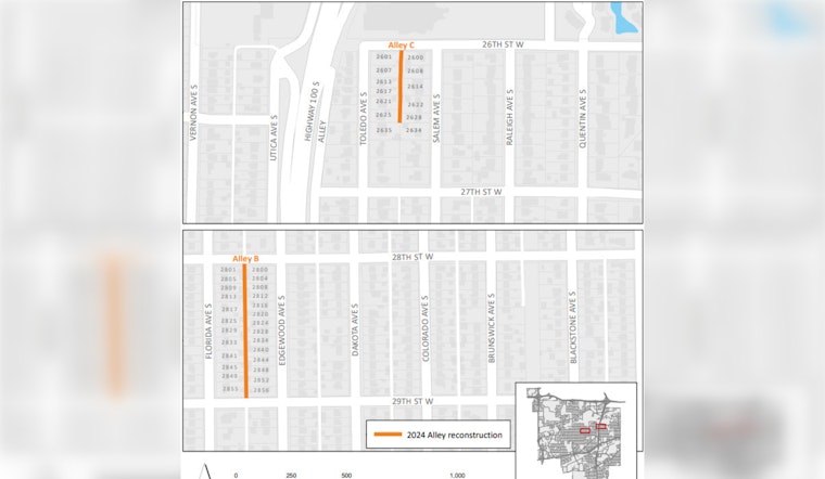 Alley C Reopens Amidst 2024 Reconstruction Efforts, Alley B Prepares for Revamp