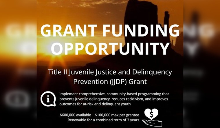 Arizona's GOYFF Announces $600,000 in Grants for Juvenile Justice Programs