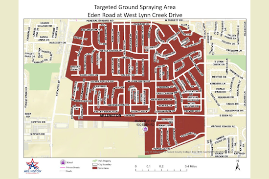 Arlington and Pantego Launch Nighttime Mosquito Spraying in Response to West Nile Virus Detection
