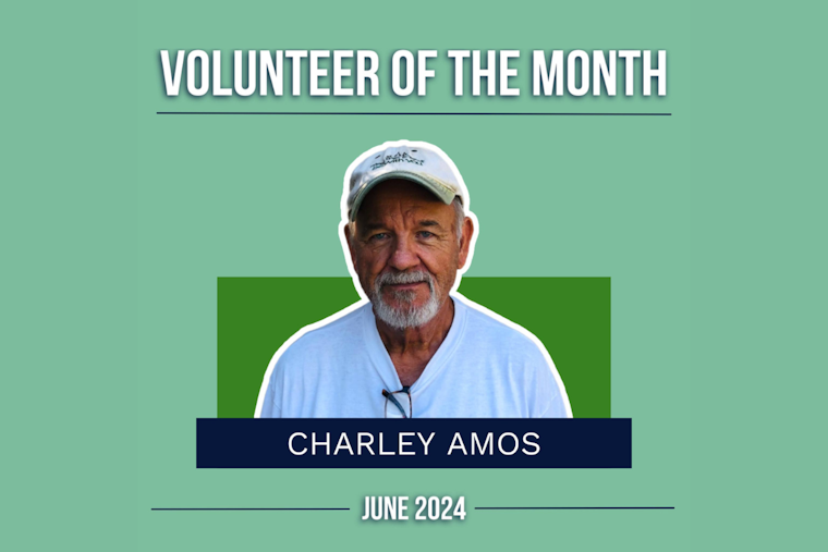 Arlington Salutes Charley Amos as Volunteer of the Month for Park Beautification Efforts