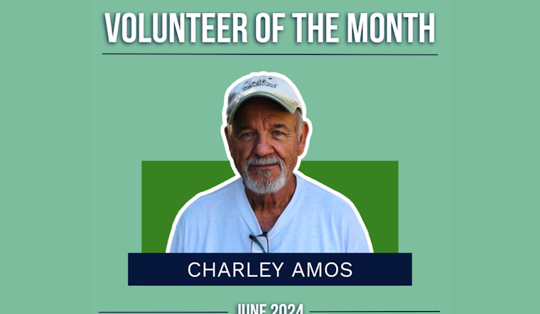 Arlington Salutes Charley Amos as Volunteer of the Month for Park Beautification Efforts
