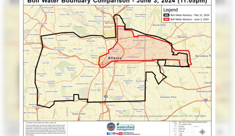 Atlanta Issues Boil Water Advisory Amidst Major Water Main Break Repairs