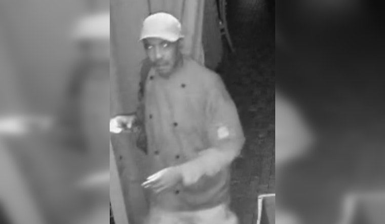 Atlanta Police Seek Suspect in Theft of Premium Liquor from Buckhead's Taverna, $2,000 Reward Offered