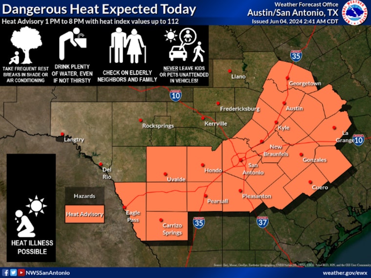 Austin Faces Extreme Heat, Weather Advisory Issued Amid Soaring Temperatures