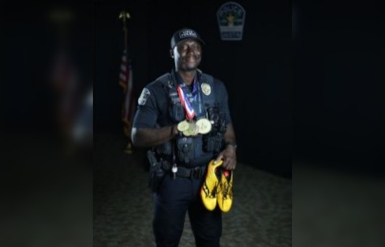 Austin Police Honor Officer Keston Campbell for Athletic Achievements and Commitment to Fitness