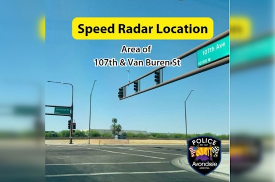 Avondale Intensifies Speeding Crackdown with New Speed Safety Cameras on Van Buren St. and 107th Ave