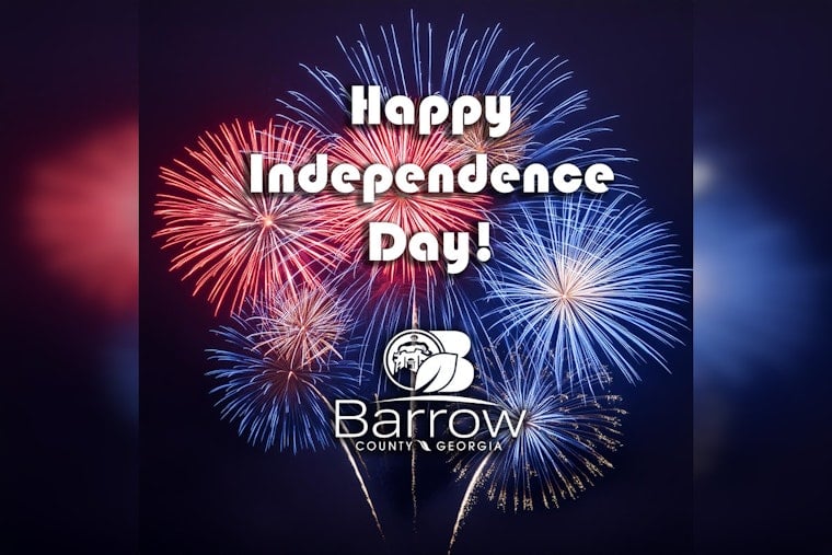 Barrow County Announces July 4 Closures, Essential Services Remain Operational