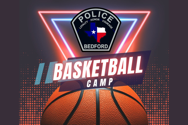 Bedford Police Department Hosts Free Summer Basketball Camp for Area Youth